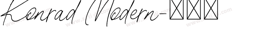 Konrad Modern字体转换